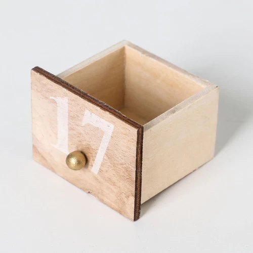 BRUBAKER Reusable Wooden Advent Calendar To Fill - White Locomotive With 24 Doors - DIY Christmas Calendar 18.11 X 3.74 X 4.21 Inches 6 BRUBAKER Reusable Wooden Advent Calendar To Fill - White Locomotive With 24 Doors - DIY Christmas Calendar 18.11 X 3.74 X 4.21 Inches - Image 4