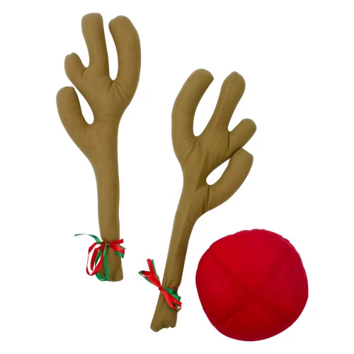 Christmas Central 19" Brown And Red Reindeer Christmas Car Decorating Kit - Universal Size 4 Christmas Central 19" Brown And Red Reindeer Christmas Car Decorating Kit - Universal Size - Image 2