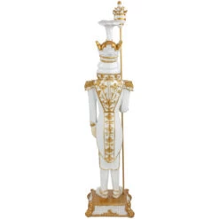 Northlight Christmas Nutcracker Soldier With Scepter - 25.75" - White And Gold -Christmas Decorations Shop northlight f95186 03 15410.1713719295