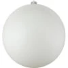 Northlight Matte Shatterproof Commercial Christmas Ball Ornament - 10" (250mm) - Winter White -Christmas Decorations Shop northlight20lj35478 96509.1595942311