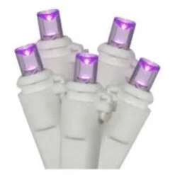 Northlight 50 Purple LED Wide Angle Christmas Lights - 16.25 Ft White Wire -Christmas Decorations Shop northlight20nl02572 03 19051.1599873107