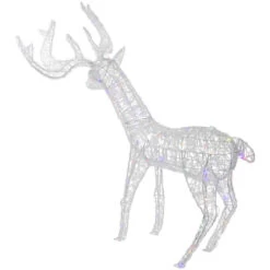 Northlight LED Color Changing Commercial Grade Acrylic Reindeer Outdoor Christmas Decoration - 46.5" -Christmas Decorations Shop northlight a94007 4 07616.1672391782