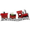 Triple Car Metal Train Christmas Decoration - 15" - Red And Silver -Christmas Decorations Shop northlight fa87849 1 sample 45587.1602813020