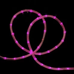 Sienna 18' Pink LED Outdoor Christmas Rope Lights