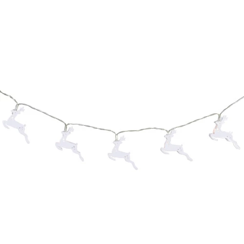 Northlight 10-ct LED Warm White Reindeer Christmas Lights - 3' Clear Wire 6 Northlight 10-ct LED Warm White Reindeer Christmas Lights - 3' Clear Wire - Image 4