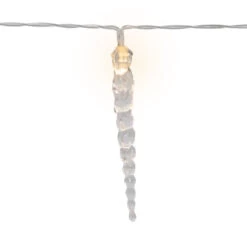 Northlight Icicle String Christmas Light Set - Warm White - 4.5' Clear Wire - 10ct 13 Northlight Icicle String Christmas Light Set - Warm White - 4.5' Clear Wire - 10ct -Christmas Decorations Shop northlight hc96431 04 22190.1726279113