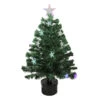 Northlight 3' Pre-Lit Potted Color Changing Fiber Optic Artificial Christmas Tree - Multi Color LED Lights -Christmas Decorations Shop northlight j64961 42856.1588354143