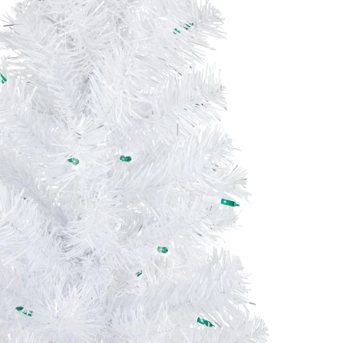 Northlight 3' Pre-Lit Medium White Pine Artificial Christmas Tree - Green Lights 4 Northlight 3' Pre-Lit Medium White Pine Artificial Christmas Tree - Green Lights - Image 3