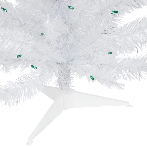 Northlight 3' Pre-Lit Medium White Pine Artificial Christmas Tree - Green Lights 6 Northlight 3' Pre-Lit Medium White Pine Artificial Christmas Tree - Green Lights - Image 5