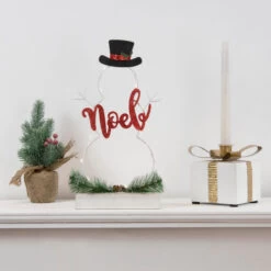 Northlight 4.5" White Metal Gift Box Christmas Taper Candle Holder -Christmas Decorations Shop northlight nj92458 style 97059.1647998795