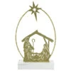 Northlight LED Lighted Glitter Holy Family Nativity Scene Christmas Decoration - 14" -Christmas Decorations Shop northlight nj92459 1 08588.1664901056