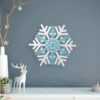 Northlight Snowflake Wooden Christmas Wall Decoration - 11.75" - White And Blue 1 Northlight Snowflake Wooden Christmas Wall Decoration - 11.75" - White And Blue -Christmas Decorations Shop northlight nj97105 styled 01 18348.1726539036
