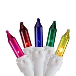 Northlight Set Of 150 Multi-Color Mini Icicle Christmas Lights 3" Spacing - White Wire 7 Northlight Set Of 150 Multi-Color Mini Icicle Christmas Lights 3" Spacing - White Wire -Christmas Decorations Shop northlight nl02373 1new 16651.1670490074