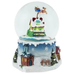 Northlight Santa Claus On Sleigh Snowy Village Musical Christmas Water Globe - 5.5" -Christmas Decorations Shop northlight pm84765 2 49599.1673556962