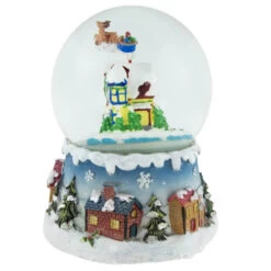 Northlight Santa Claus On Sleigh Snowy Village Musical Christmas Water Globe - 5.5" -Christmas Decorations Shop northlight pm84765 3 40796.1673556962