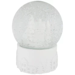 Northlight Musical Church Village Christmas Snow Globe - 5.5" - White -Christmas Decorations Shop northlight pm94079 4 73283.1673602494