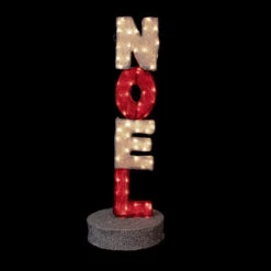 Northlight 39" Lighted Red And Silver Noel Outdoor Christmas Sign Decoration 9 Northlight 39" Lighted Red And Silver Noel Outdoor Christmas Sign Decoration -Christmas Decorations Shop northlight qh93817 on20black 96997.1680285388
