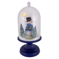 Northlight LED Lighted Snowing Musical Snowman In Cloche Christmas Decoration - 13.5" - Blue 8 Northlight LED Lighted Snowing Musical Snowman In Cloche Christmas Decoration - 13.5" - Blue -Christmas Decorations Shop northlight r92471 4 68866.1646182674