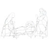 Northlight 3-Piece Lighted Holy Family Nativity Scene Outdoor Christmas Decoration Set -Christmas Decorations Shop northlight rp90957 updated 09423.1607136893