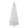 Northlight 7.5' Pre-Lit White Georgian Pine Pencil Artificial Christmas Tree, Warm White LED Lights -Christmas Decorations Shop northlight sm92973 65695.1653671621
