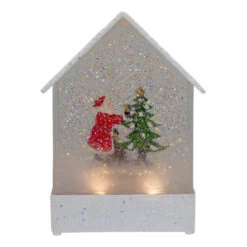 Northlight 8.25" White And Red House Shaped Christmas Snow Globe 8 Northlight 8.25" White And Red House Shaped Christmas Snow Globe -Christmas Decorations Shop northlight sr91094 2 84986.1605061086