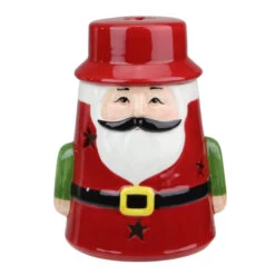 Northlight Ceramic Santa Christmas Gnome Tealight Candle Holder - 7.25" - Red