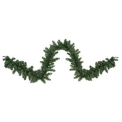 Northlight Pre-Lit Battery Operated Canadian Pine Artificial Christmas Garland - 9' X 10" - LED Multi Lights