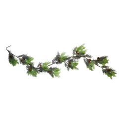 Northlight 5' Berry, Cedar And Pine Cone Artificial Christmas Garland - Unlit
