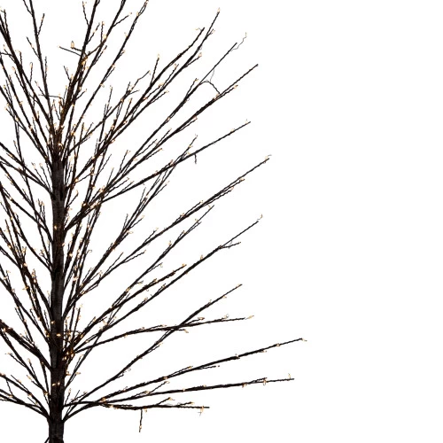 Northlight 5' Black LED Lighted Christmas Twig Tree - Warm White Lights 5 Northlight 5' Black LED Lighted Christmas Twig Tree - Warm White Lights - Image 3