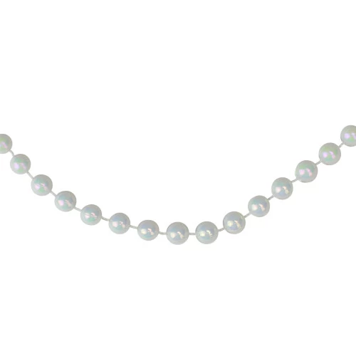 Northlight 15' X 0.25" White Pearl Beaded Artificial Christmas Garland 4 Northlight 15' X 0.25" White Pearl Beaded Artificial Christmas Garland - Image 2