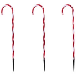 Northlight Set Of 3 Red And White Twinkle Candy Cane Pathway Markers 26" -Christmas Decorations Shop northlight ys99371 2 50429.1695225134