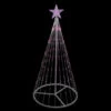 Northlight LED Lighted Show Cone Christmas Tree Outdoor Decoration - 4' - Pink