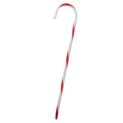 Set Of 24 Candy Cane Christmas Decorations - 32" - Red And White