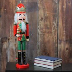 Northlight 24" Red And Green Wooden Christmas Nutcracker King With Scepter 9 Northlight 24" Red And Green Wooden Christmas Nutcracker King With Scepter -Christmas Decorations Shop o5djaelog9ir4kxtidim9vzygawhgk5w 81414.1587645148