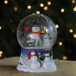 Northlight Snowman Family Musical Christmas Snow Globe - 7" -Christmas Decorations Shop v2h2q4anz5ilb89ircpacyy7zbaq4yls 80191.1597451796